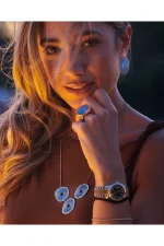 Fungo Earrings - Light Blue - Image 4