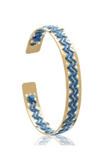 Zig Zag Bracelet - Blue