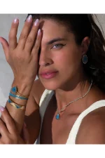 Zig Zag Bracelet - Blue - Image 8
