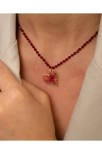Heartfelt Necklace - Red - Image 4