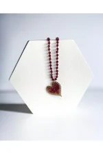 Heartfelt Necklace - Red - Image 5