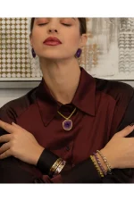Fungo Necklace - Purple