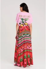 Pina-Colada Long Skirt - Viscose - Image 3