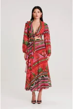 Pina-Colada Wrap Skirt - Viscose - Image 4