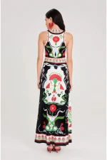 Pomegranate Long Dress - Image 3