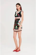 Pomegranate Bodycon Dress - Image 2