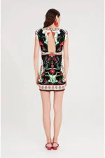 Pomegranate Bodycon Dress - Image 3