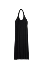 Milla Halter Dress - Black