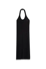 Milla Halter Dress - Black - Image 2