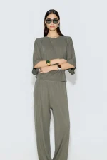Relaxed Blouse - Dark Khaki