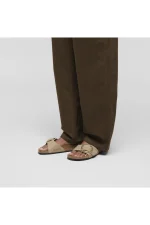 Madrid Big Buckle Oiled Leather - Tobacco Brown - Image 4