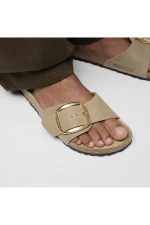 Madrid Big Buckle Oiled Leather - Tobacco Brown - Image 5