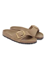 Madrid Big Buckle Oiled Leather - Tobacco Brown - Image 6