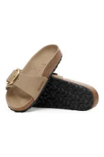 Madrid Big Buckle Oiled Leather - Tobacco Brown - Image 7