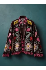 Bordeaux Velvet Capsule Jacket