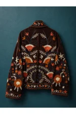 Brown Velvet Capsule Jacket - Image 2