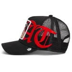 Baseball Cap Old English Goat - Black - Image 3