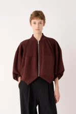 Scuba Bomber Jacket - Rum Raisin
