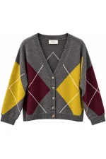 Knitwear Vicolo 7Ac7057 - Grigio/Senape