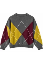 Knitwear Vicolo 7Ac7057 - Grigio/Senape - Image 2