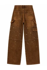 Jeans A3869 - Brown - Image 2