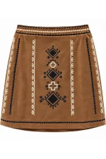 Skirt B043 - Brown