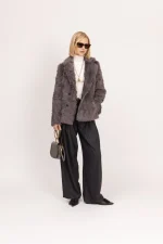 Reversible Krazy Kitten Blazer - Steel - Image 2