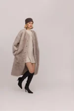 Toscana Barrel Sleeve Coat - Polar Bear - Image 2