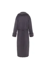 Reversible Krazy Kitten Coat - Steel - Image 7