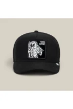 Baseball Cap Black Out Lion - Black