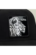 Baseball Cap Black Out Lion - Black - Image 3