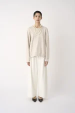Blouse Meimeij M6Faj6 - Almond - Image 4