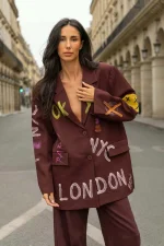 Jacket Miya - Marron