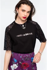 Icon T-Shirt - Cotton - Black - Image 4