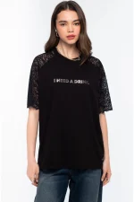 Icon T-Shirt - Cotton - Black - Image 6