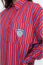 Regency Shirt - Cotton - Red - Image 3