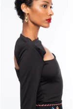 Oblique Top - Black - Image 2