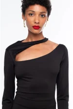 Oblique Top - Black - Image 6