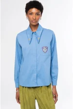 Posh Shirt - Cotton - Light Blue