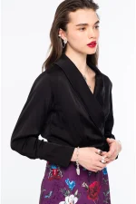 Moss Top - Viscose - Black - Image 2