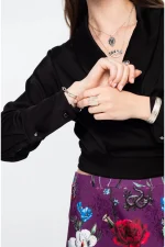 Moss Top - Viscose - Black - Image 3