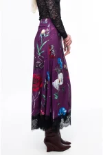 Violet Long Skirt - Jacquard - Image 4