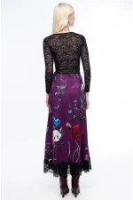 Violet Long Skirt - Jacquard - Image 5