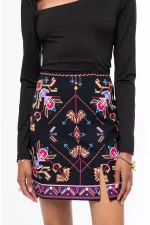 Emblem Mini Skirt - Image 2