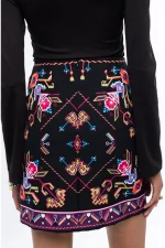 Emblem Mini Skirt - Image 5
