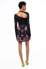 Emblem Mini Skirt - Image 6