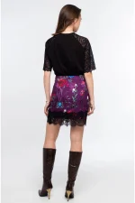Violet Mini Skirt - Jacquard - Image 3