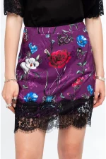 Violet Mini Skirt - Jacquard - Image 6
