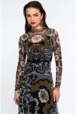 Bloom Long Dress - Mesh - Image 6