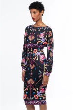 Emblem Midi Dress